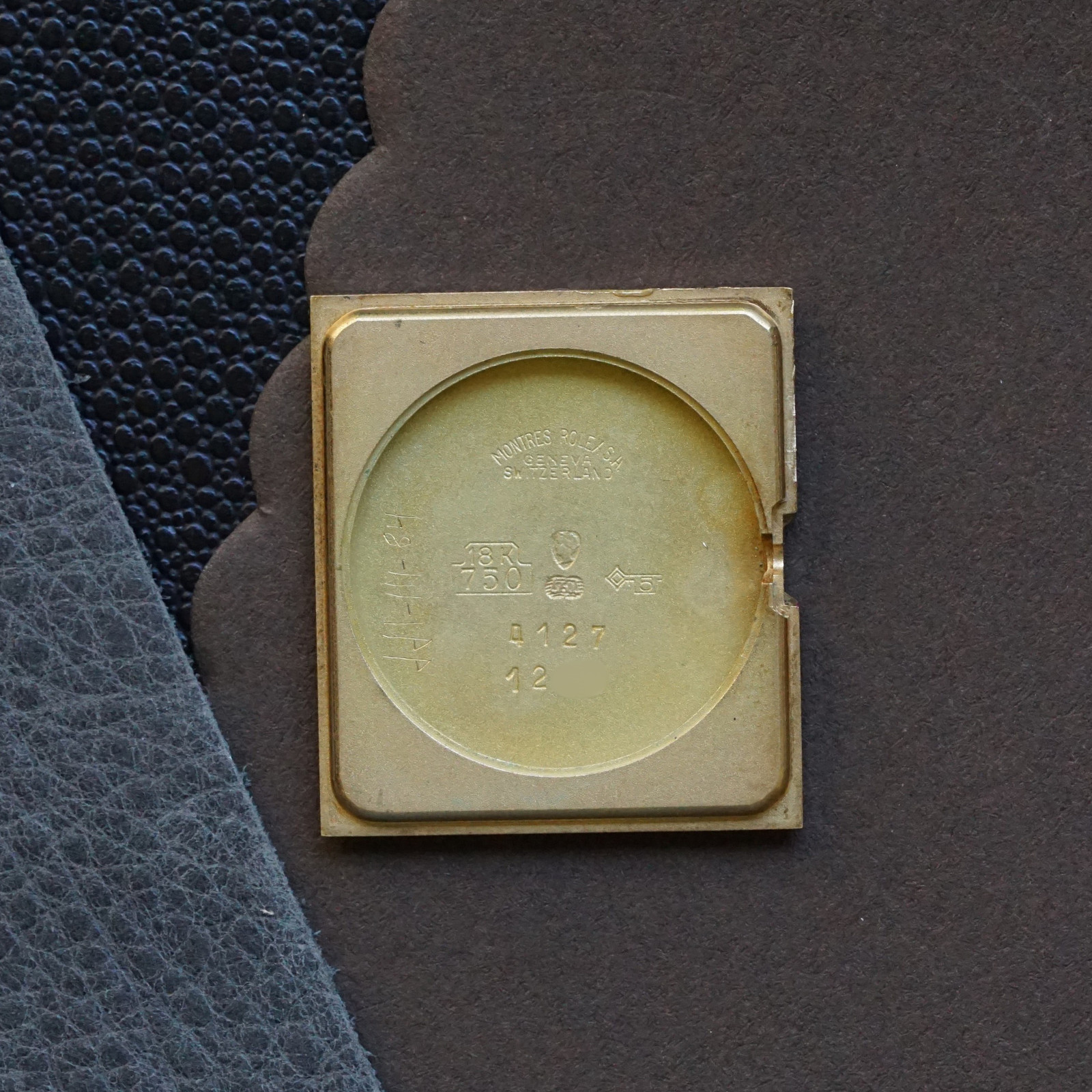Rolex Cellini Ref. 4127 Hobnail 18k White Gold Manual Wind 1976