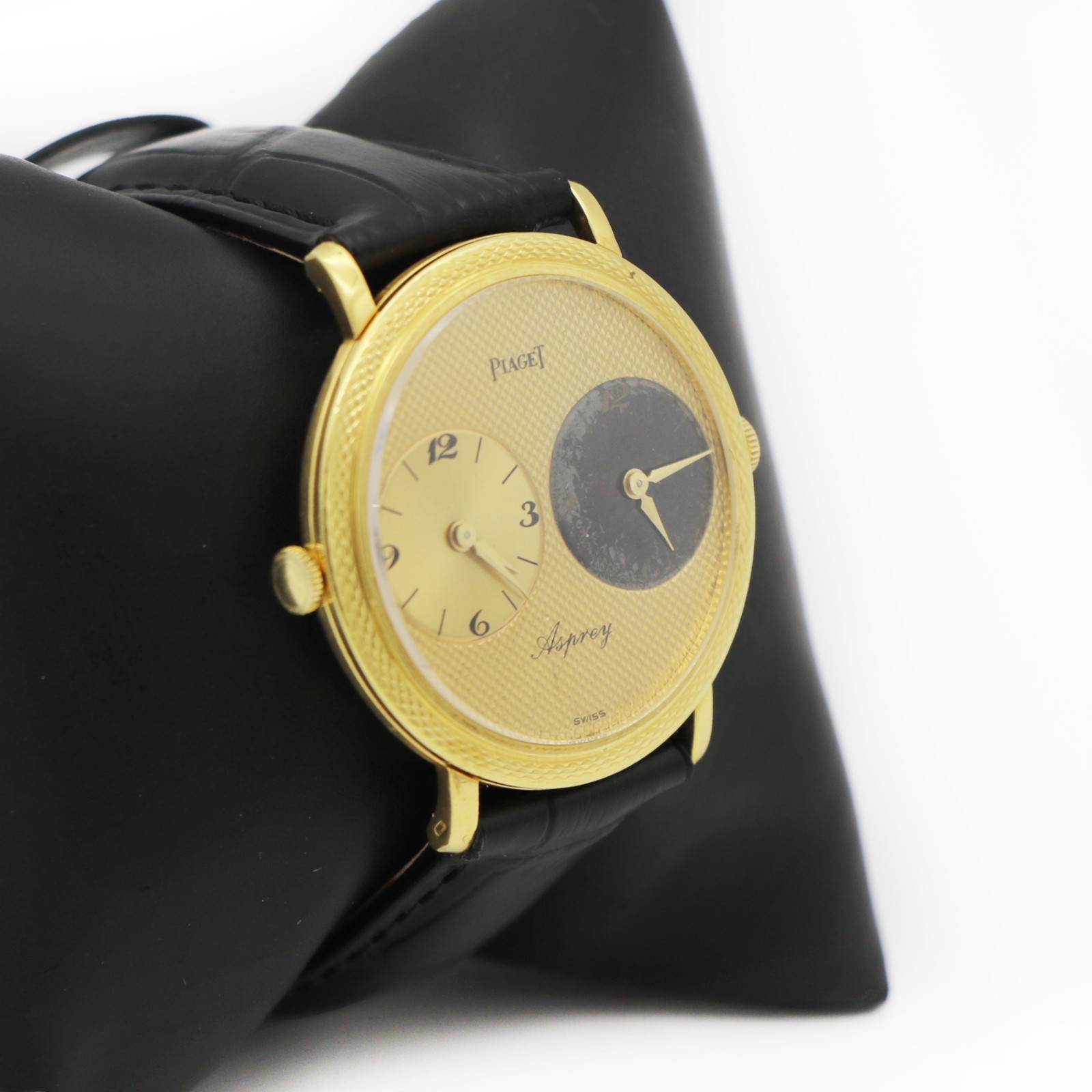 Piaget Vintage 18K Yellow Gold by Asprey Dual Time Watch