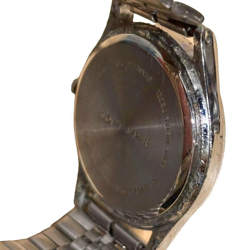 [A1R] SEIKO Current Quartz Wristwatch Silver Color [x3s]