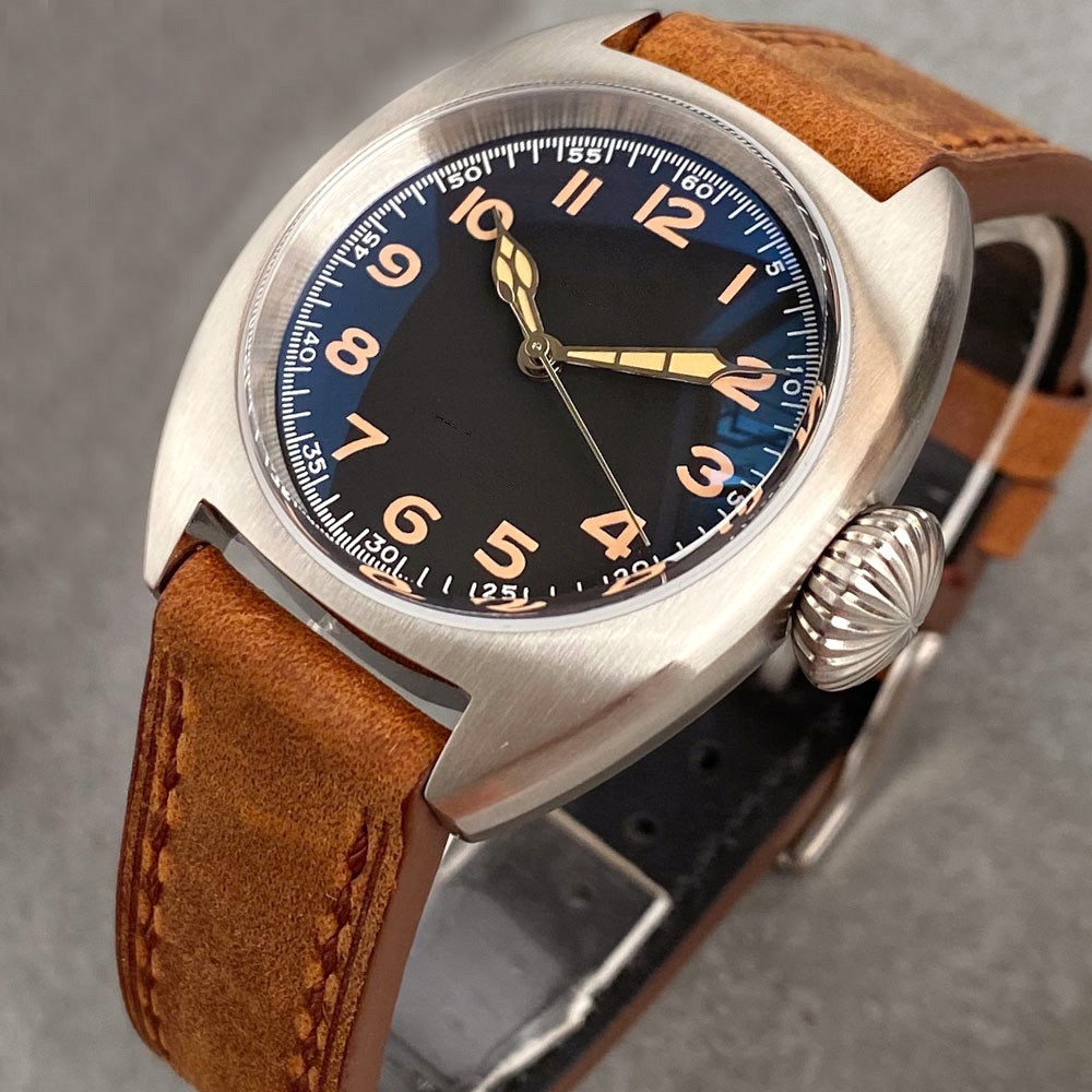 Miyota 8215 Vintage 36mm Automatic 200M Diving Watch Men AR Domed Sapphire Lume