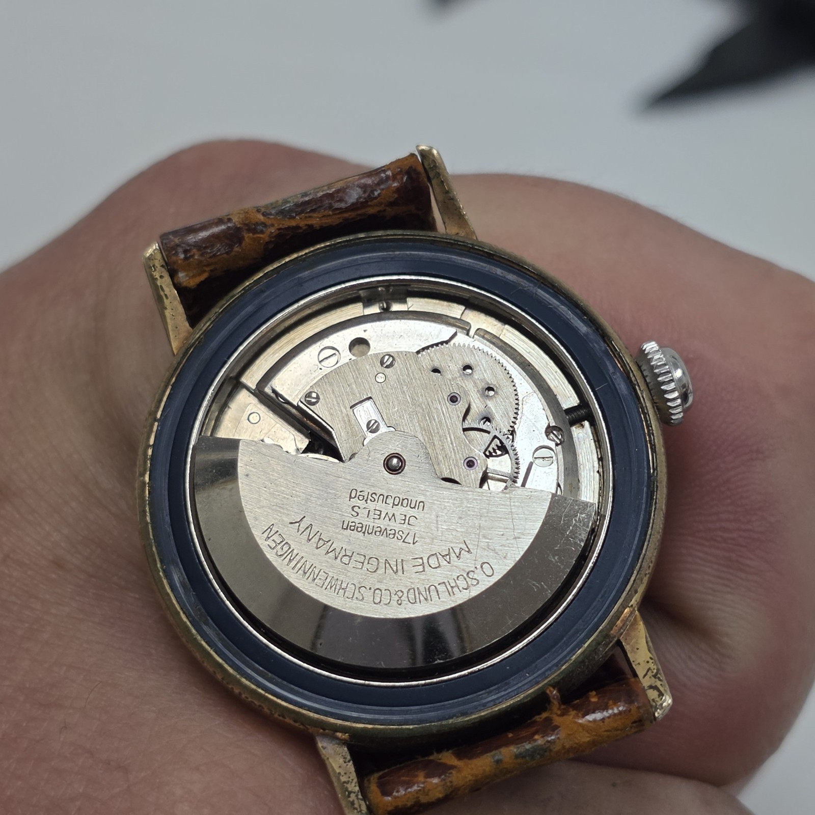 Vintage O. Schlund & CO OSCO Swiss 1960’s Automatic 17J Men’s Watch Germany