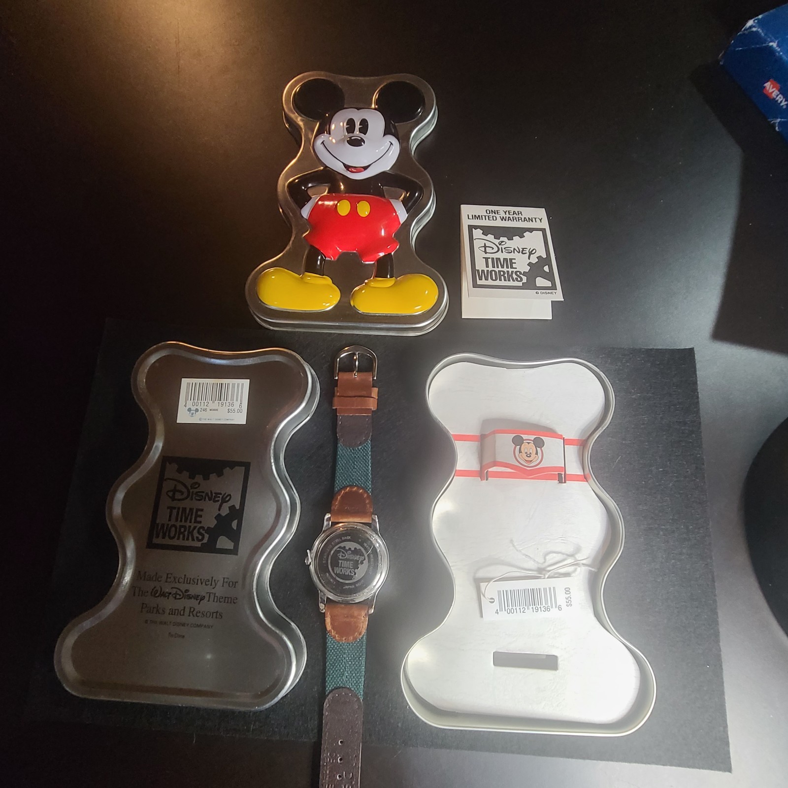 Disney Mickey Mouse Explorer Map Watch Complete Set Ready To Wear | See Video
