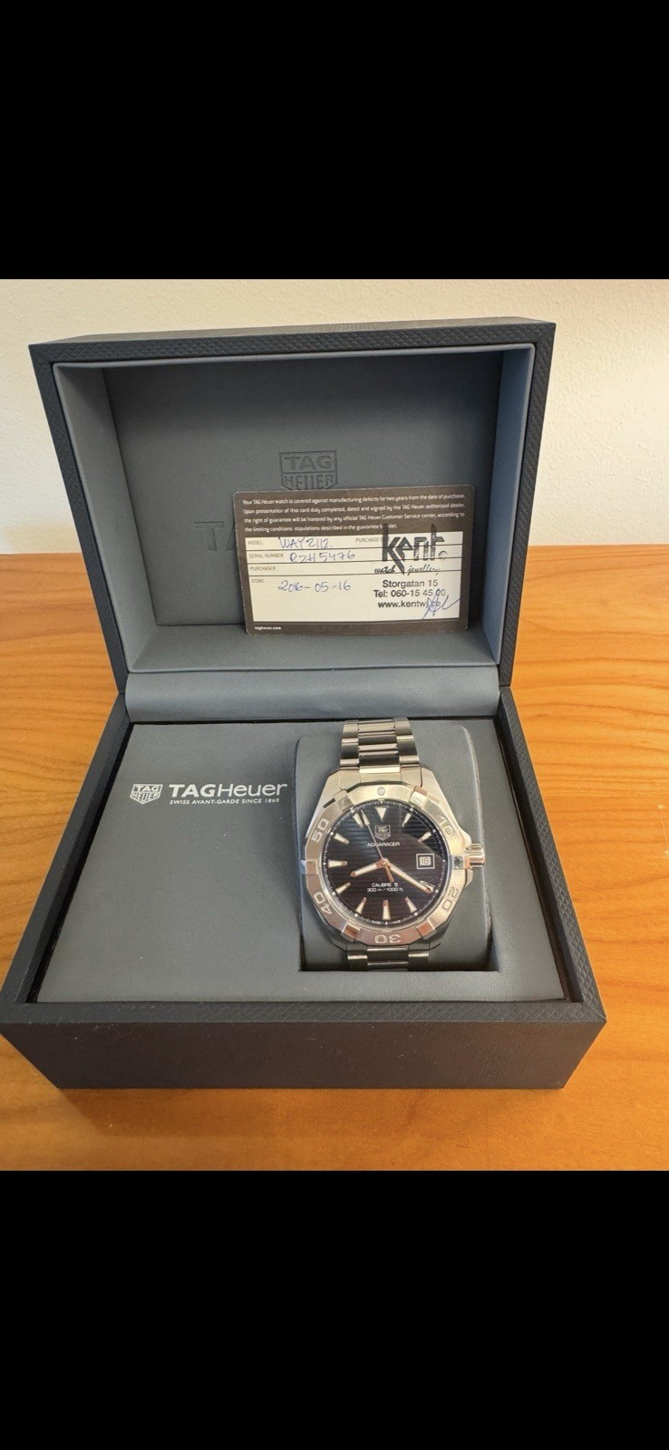 TAG Heuer Aquaracer Blue Men’s Watch – WAY2112