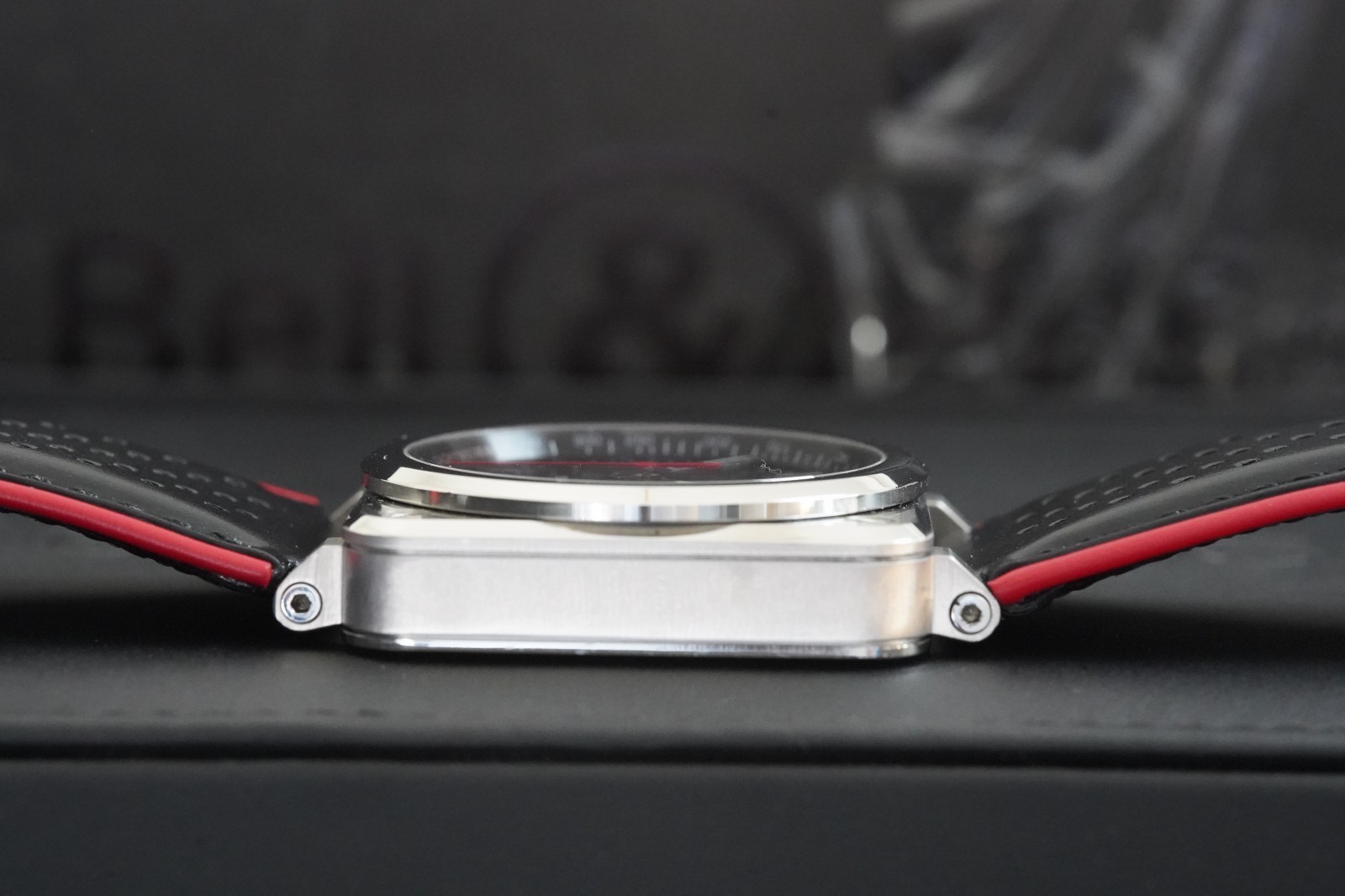 Bell & Ross Chronograph 42mm BR0394-BLC-ST-SCA Full Set With Extra Straps