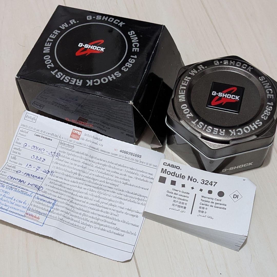CASIO G-SHOCK Jason 11 years_dead stock G-001HC-3DR 711-F80 NEW