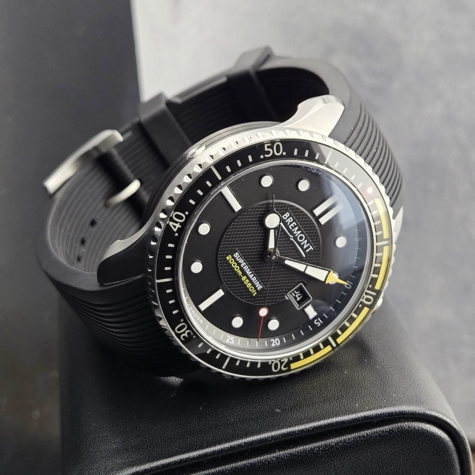 Bremont S2000 Supermarine Black Dial 45mm Automatic Men’s Watch S2000-YL-S