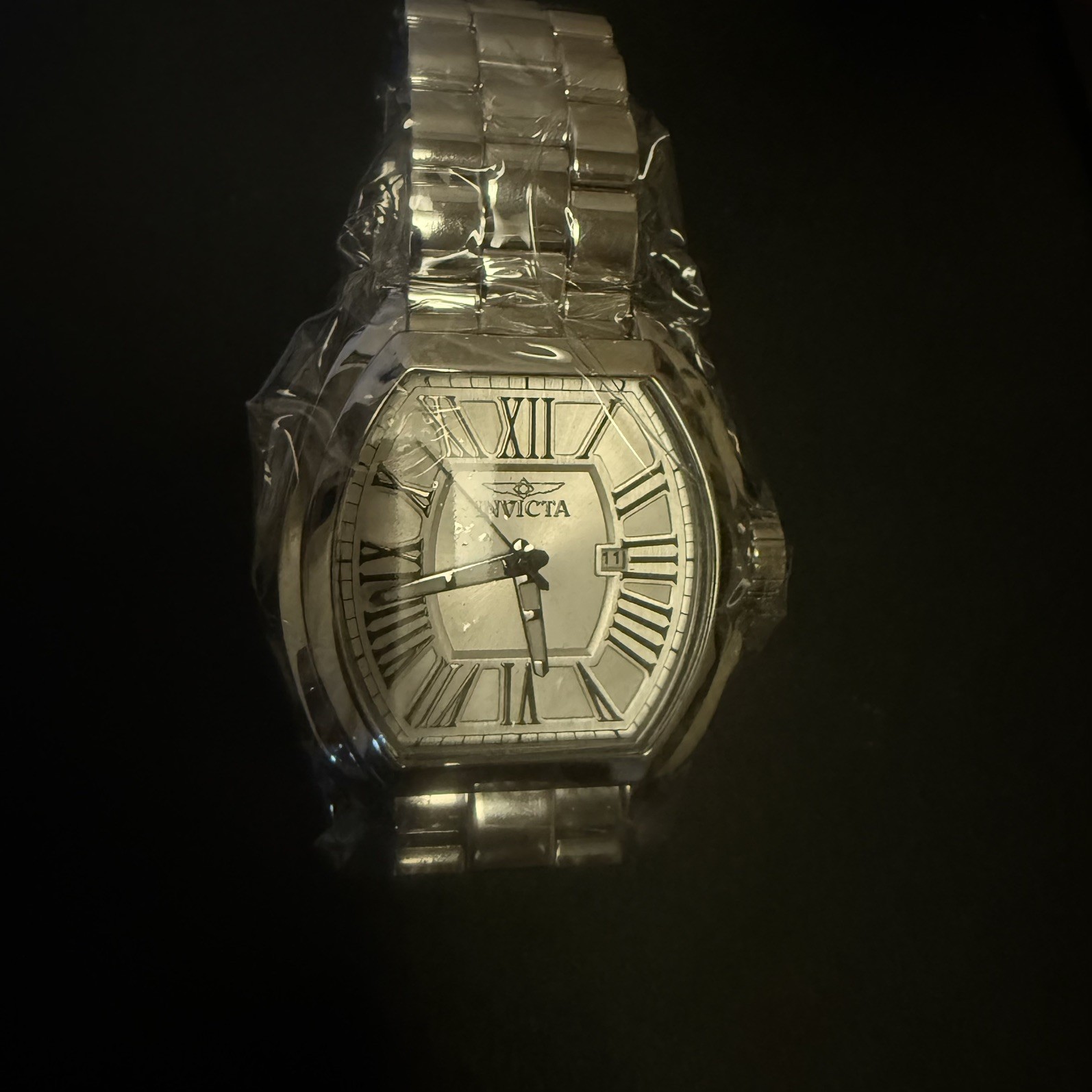 Invicta Pro Diver Roman Numeral Dial Elegant Men SS Quartz Classic Watch 48179