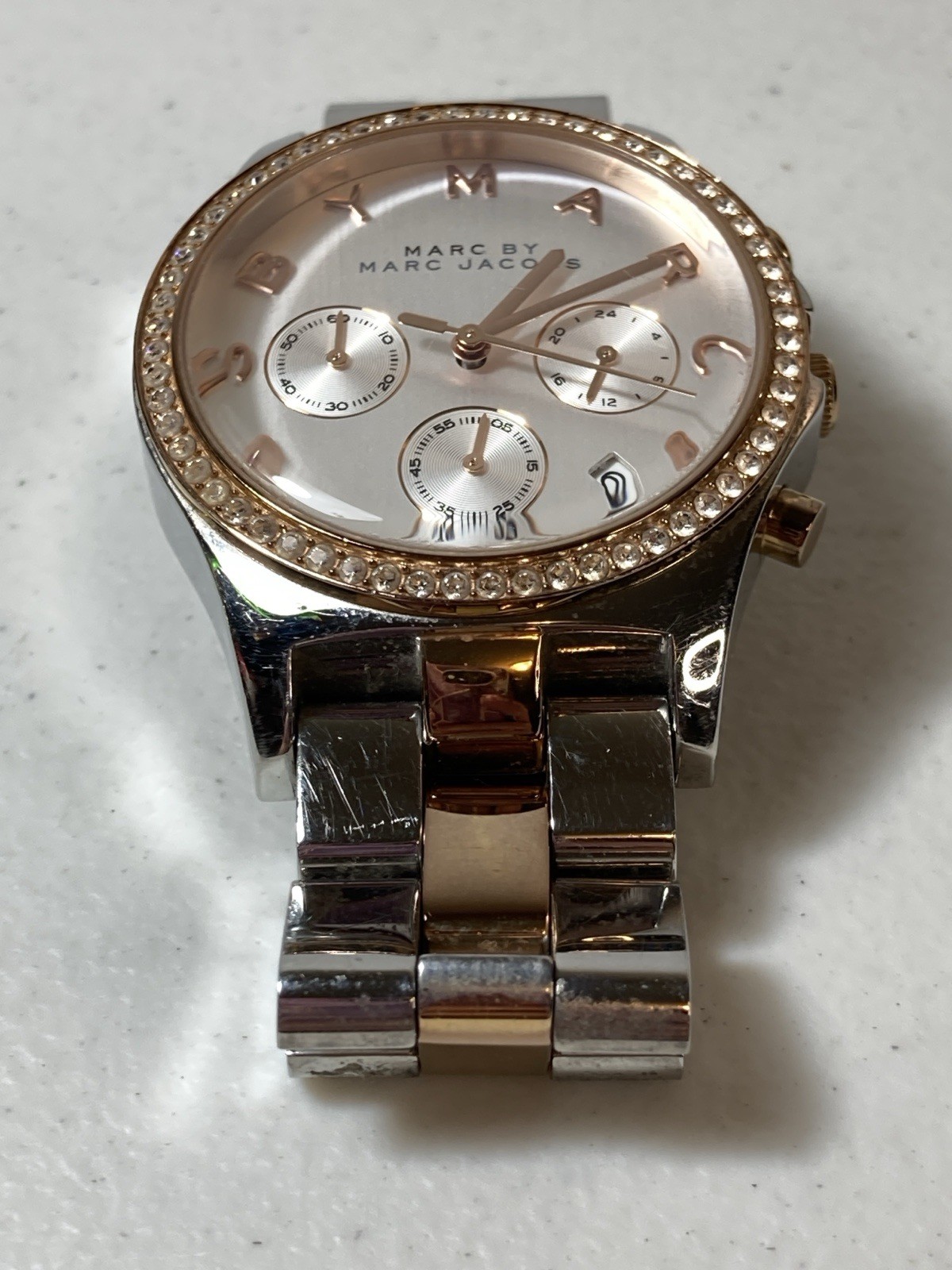 Marc By Marc Jacobs MBM3106 Women’s Multi-Function Quartz Watch **READ**