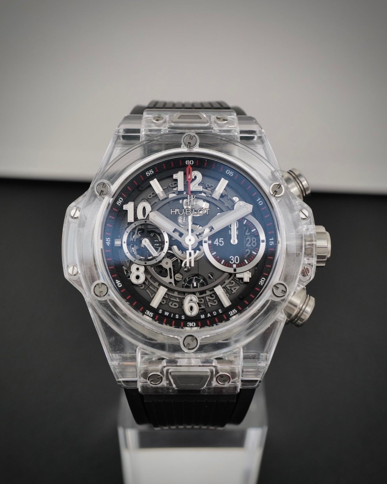 HUBLOT Big Bang Unico Magic Sapphire 411.JX.1170.RX Full Set 2019 Box Card Paper