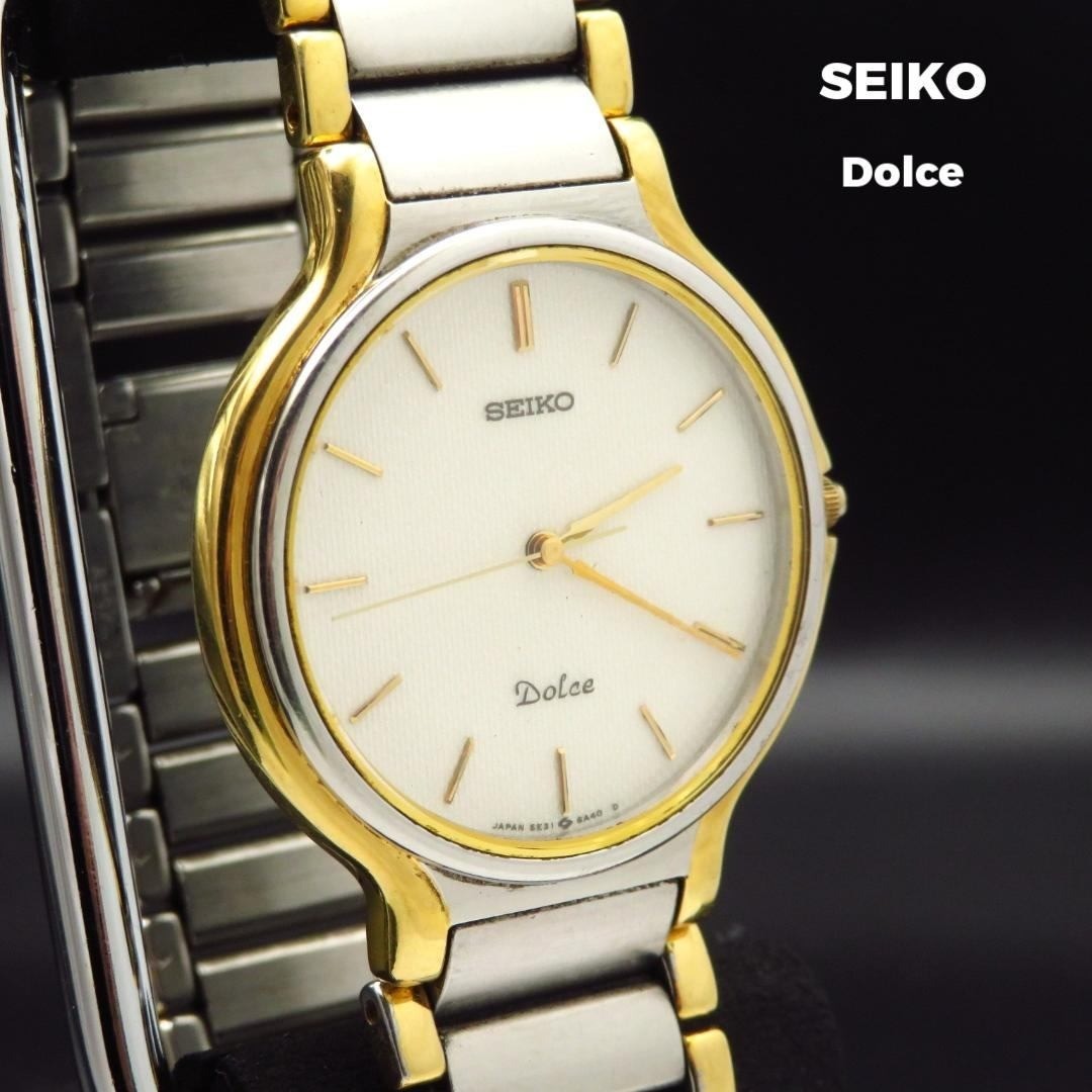 SEIKO Dolce Watch Combination Color Round Face