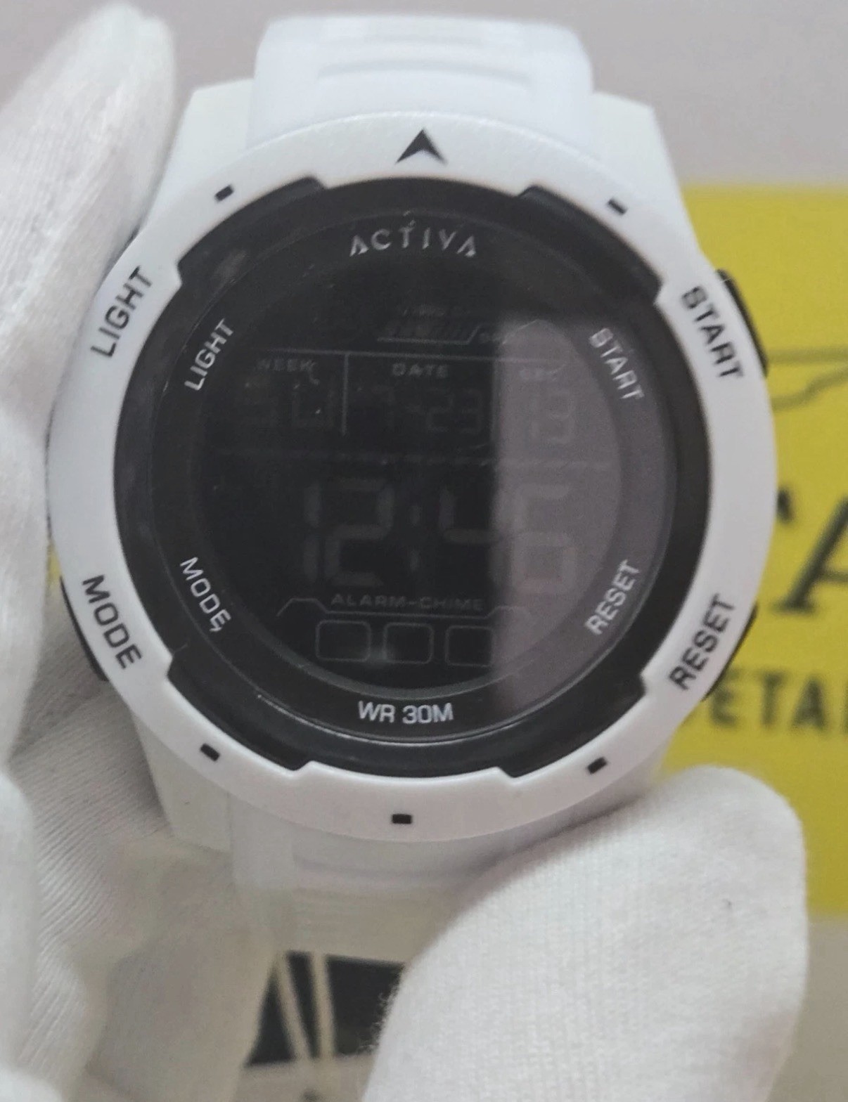 Invicta X Activa Men’s Multifunction Digital Watch 45mm White New! SHARP!!