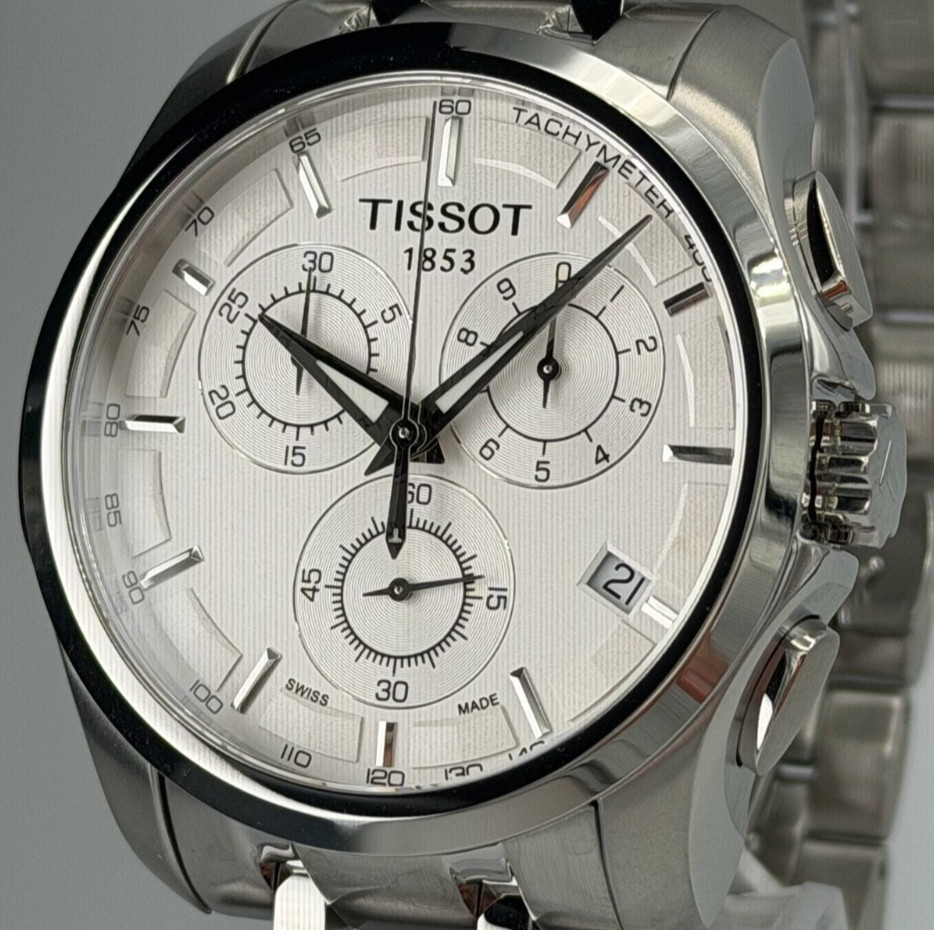 TISSOT T-Trend Couturier Silver Dial Men’s Watch T035.617.11.031.00