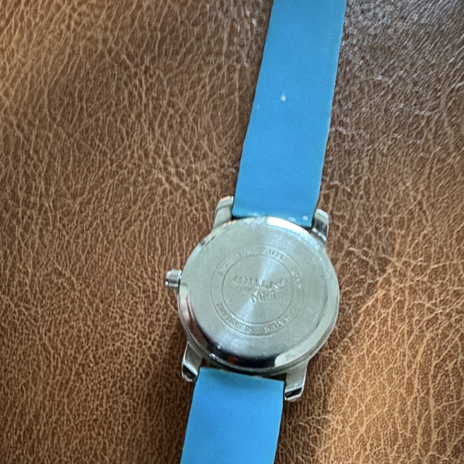 CILLIS Mini Kids Quartz Analog Cartoon Watch White/Multicolor Dial Blue Strap