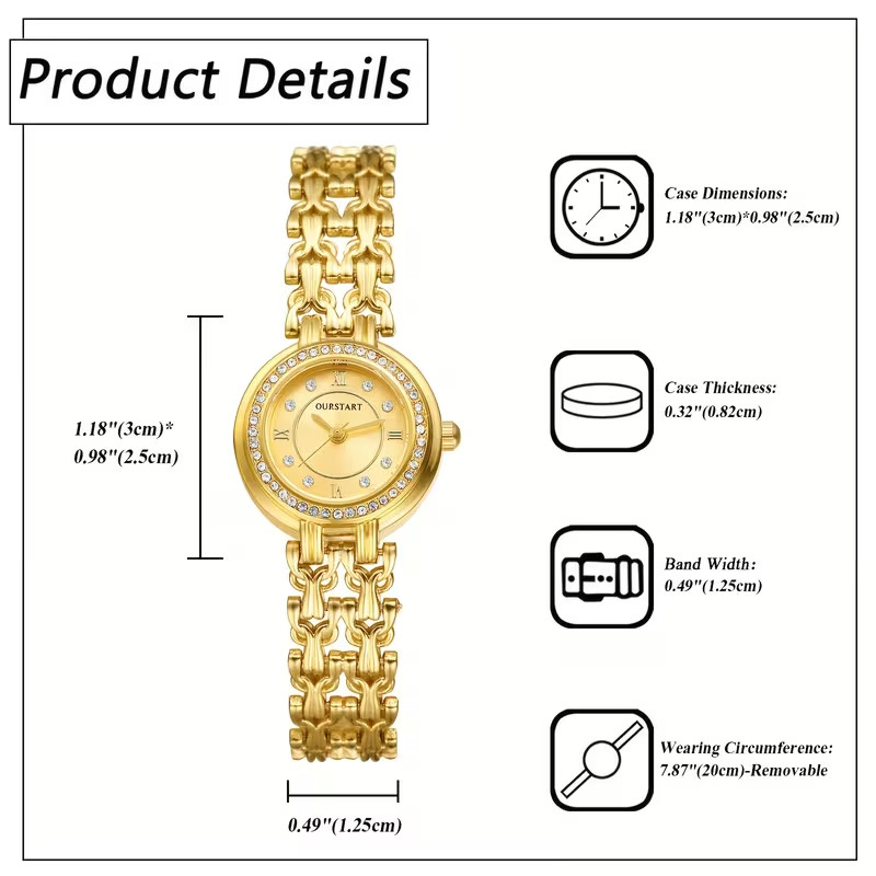 Elegant Rhinestone Analog Sparkling Rhinestone