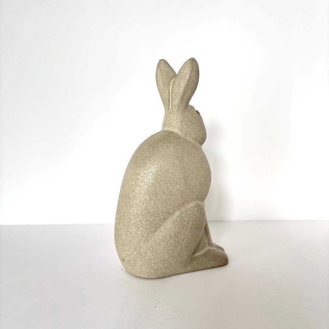 Lisa Larson Hare Figurine Jie Gantofta Sweden Ceramic Art Pottery Sculpture