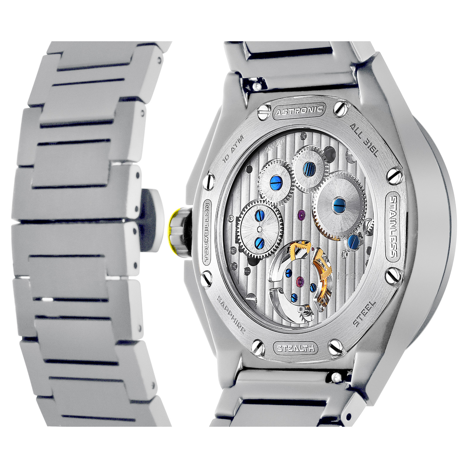 Astronic 3D Co-Axial Flying Nighthawk Tourbillon Watch