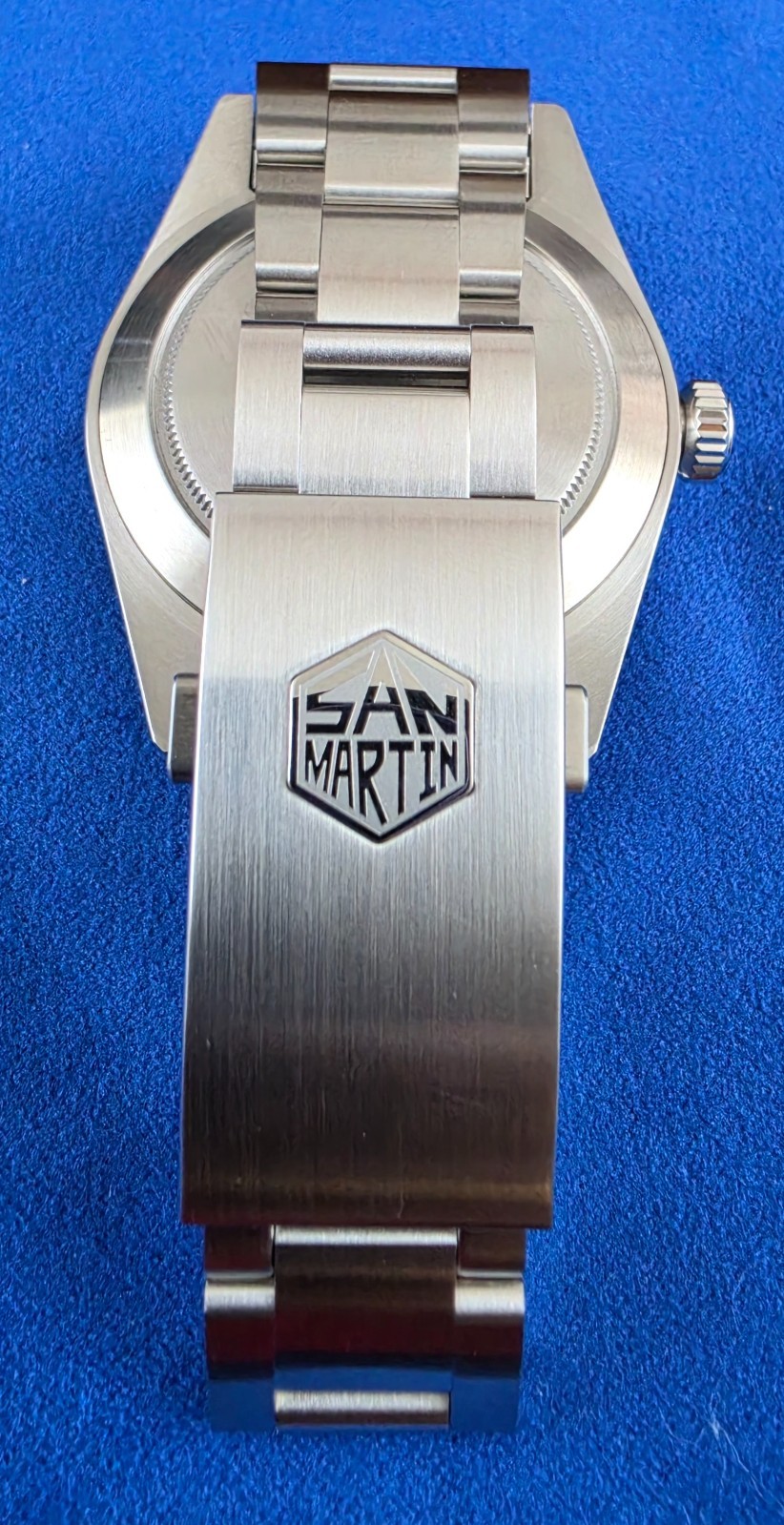 SAN MARTIN SN0054 GMT Automatic Stainless Steel 39mm Men’s Watch with Warranty
