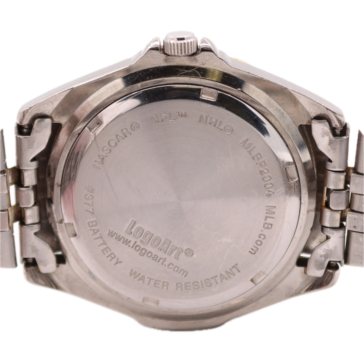 Vintage 38.5mm LogoArt University of Indiana Men’s Quartz Wristwatch Two Tone