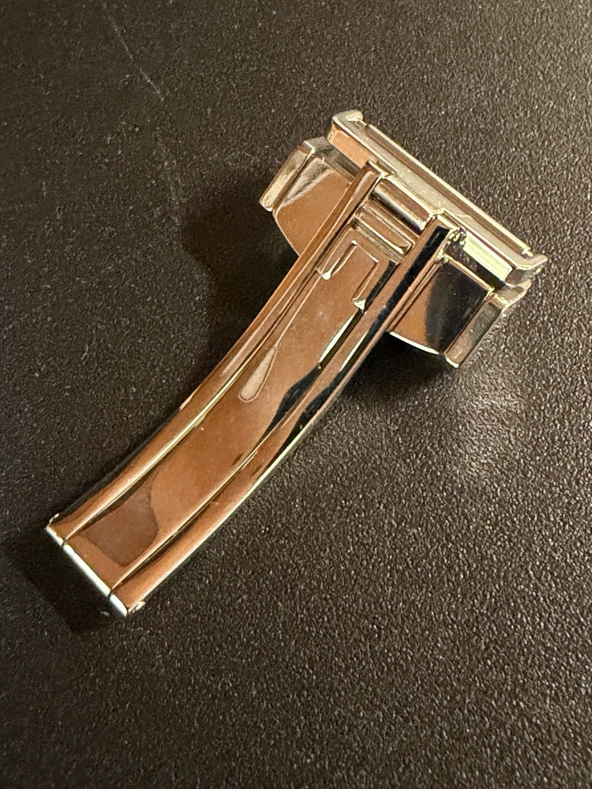 Zenith Original Steel Folding Clasp 13.3mm Folding Clasp Buckle NOS