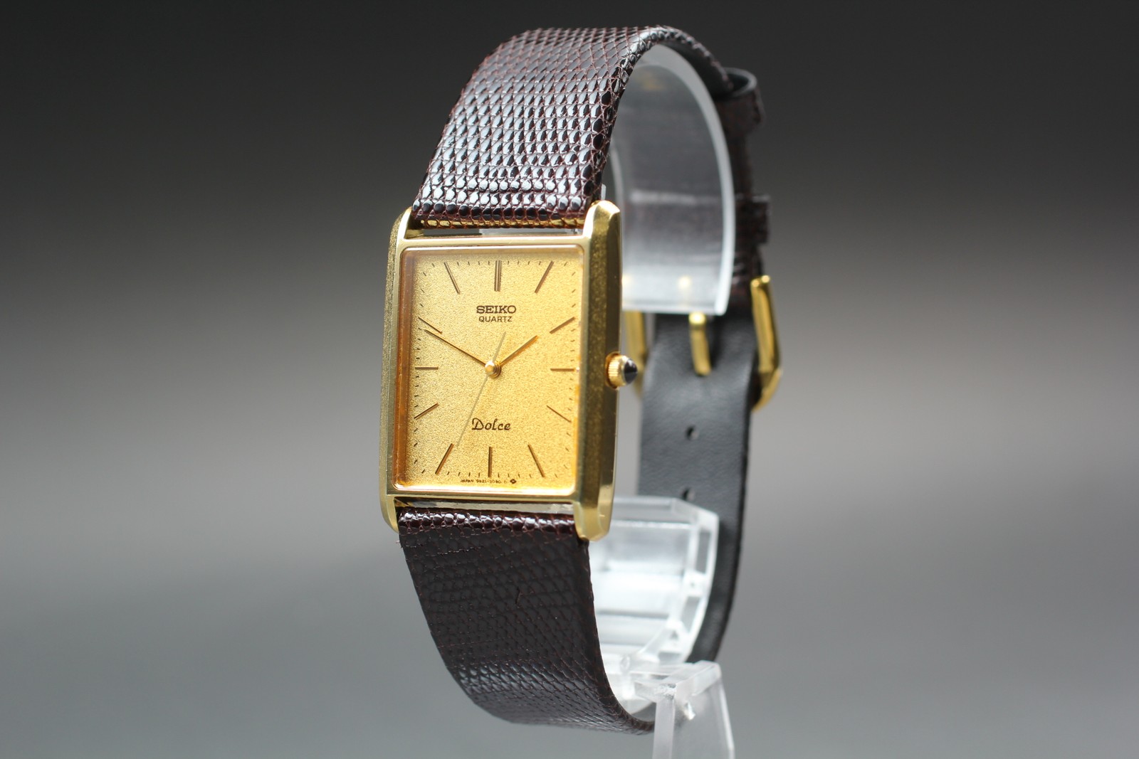 [Near MINT] Seiko Dolce 9521-5090 Gold Dial 26mm Quartz Men’s Watch From JAPAN