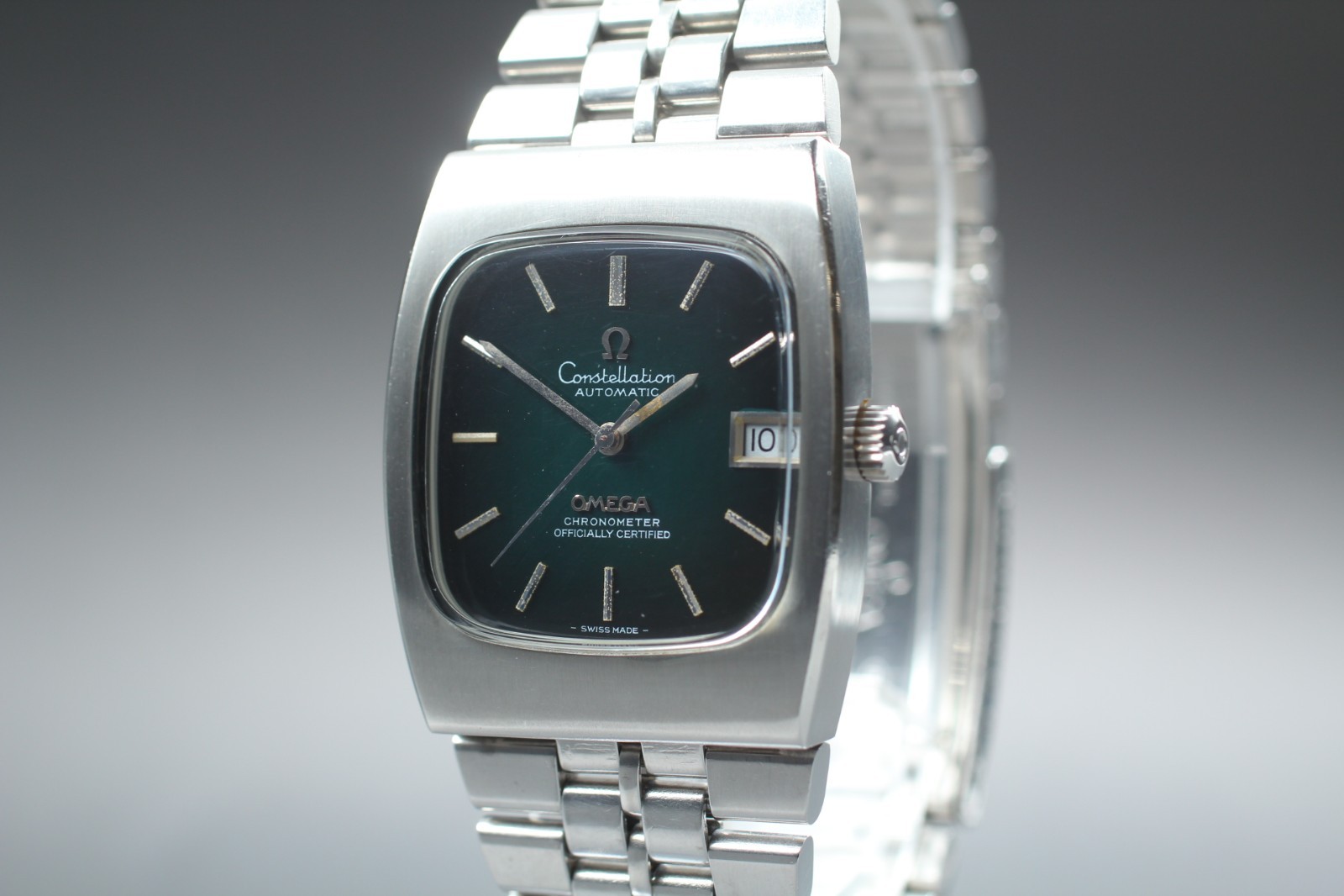 Vintage OMEGA Constellasion TV Auto 168.0059 Chronometer Cal.1011 Black Dial Men