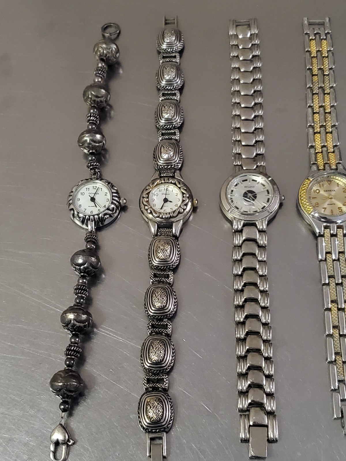 Watch Lot Of 13: Geneva, Regent, Boca Classics, etc – Various Styles and Designs