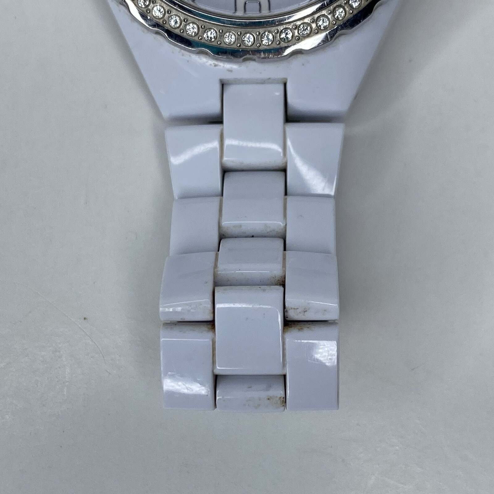 Adidas Cambridge Chronograph Watch White Polycarbonate 44mm Unisex ADH2505