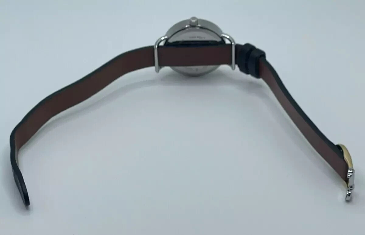 KEEP Collective Watch Womens 27mm Case One Piece Black Strap Quartz Three Hands