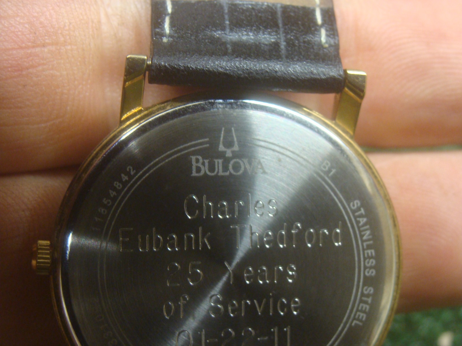 Bulova Bell Helicopter Textron 25 Year Service Watch 2011 – VERY NICE – new bat.