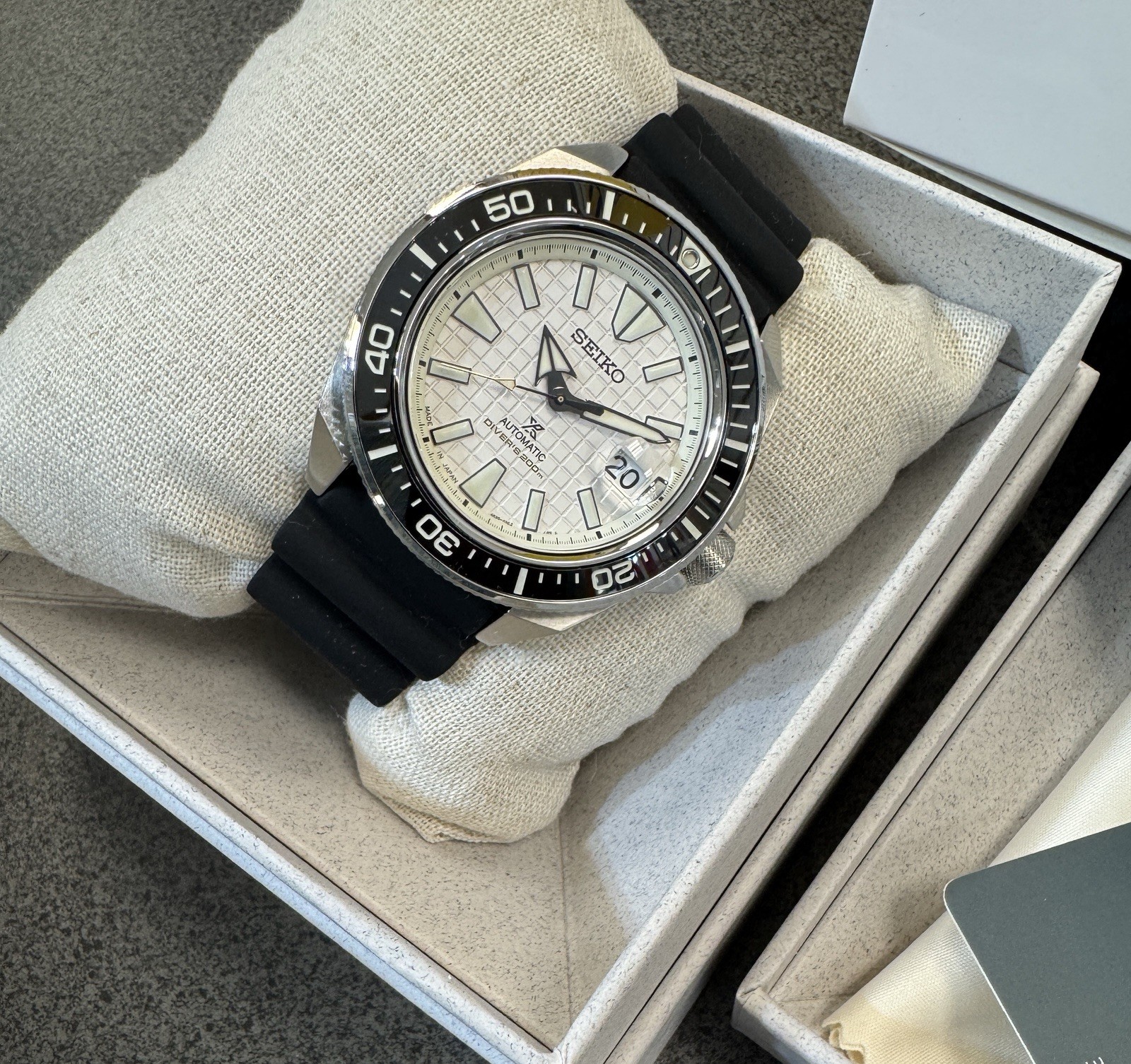 Seiko Automatic Prospex King Samurai Divers Men’s Watch SRPE37 Made In Japan