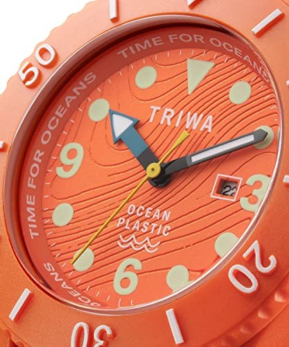 TRIWA Time for Oceans Nemo TFO203 Orange Recycled Plastic Watch Sweden New