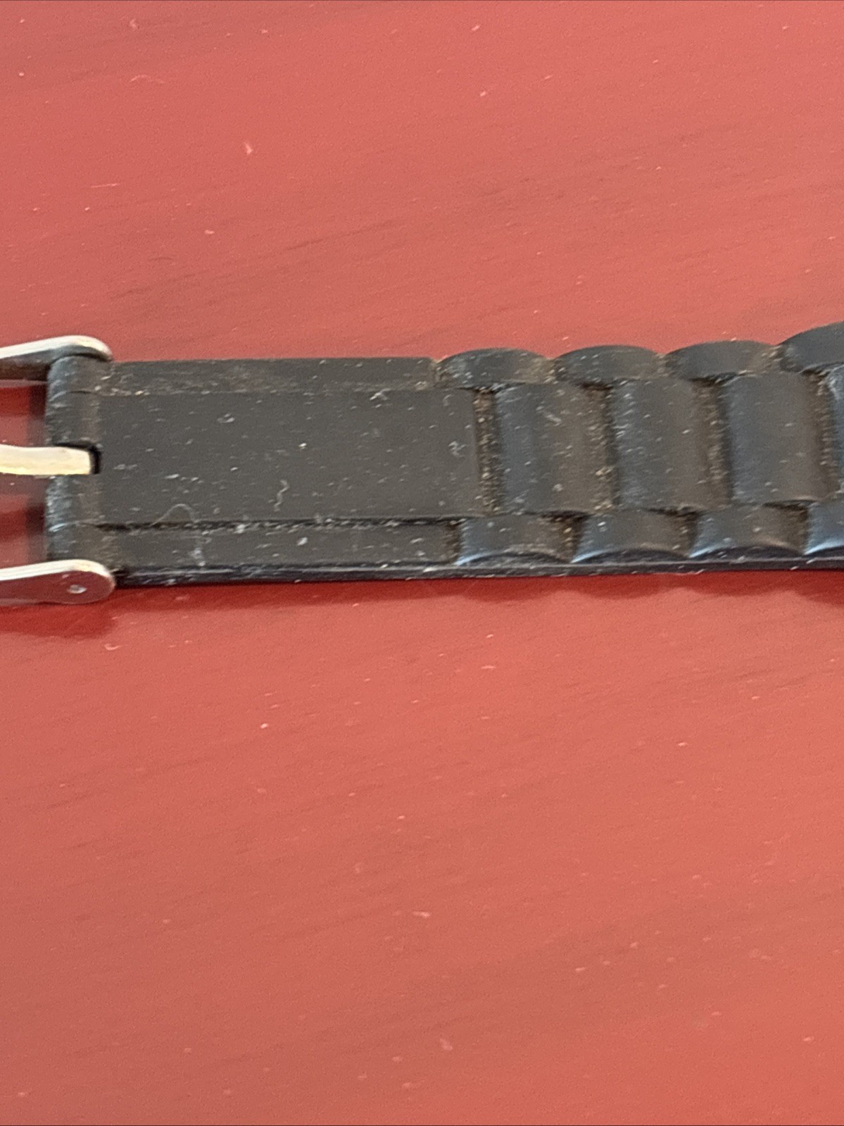 Black Dial Multicolor Dial Rubber Band Watch Untested As Is Condition