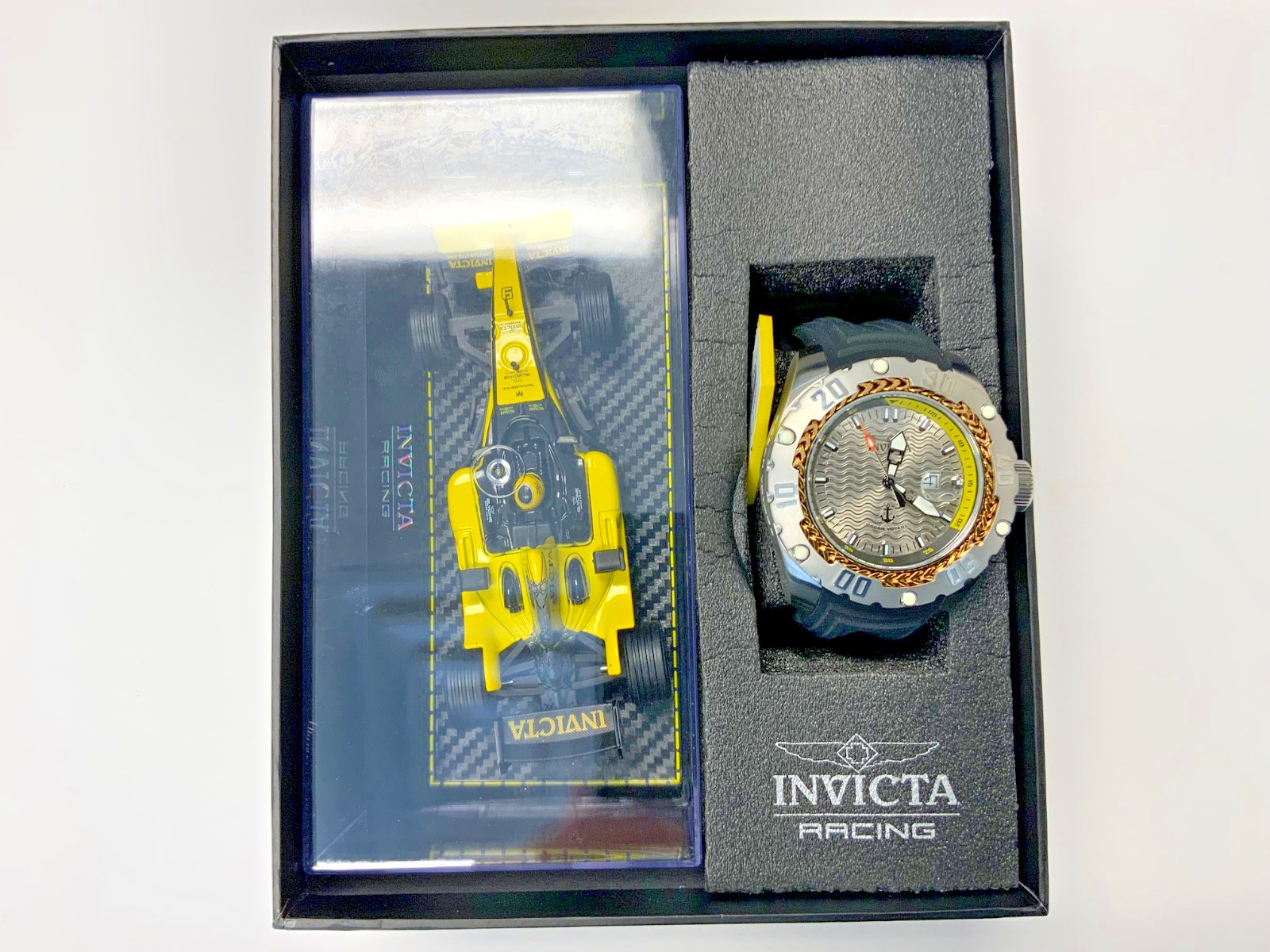 Invicta Men’s Ocean Voyage 51mm Quartz Ocean Voyage Silver/Gold/Titanium Watch