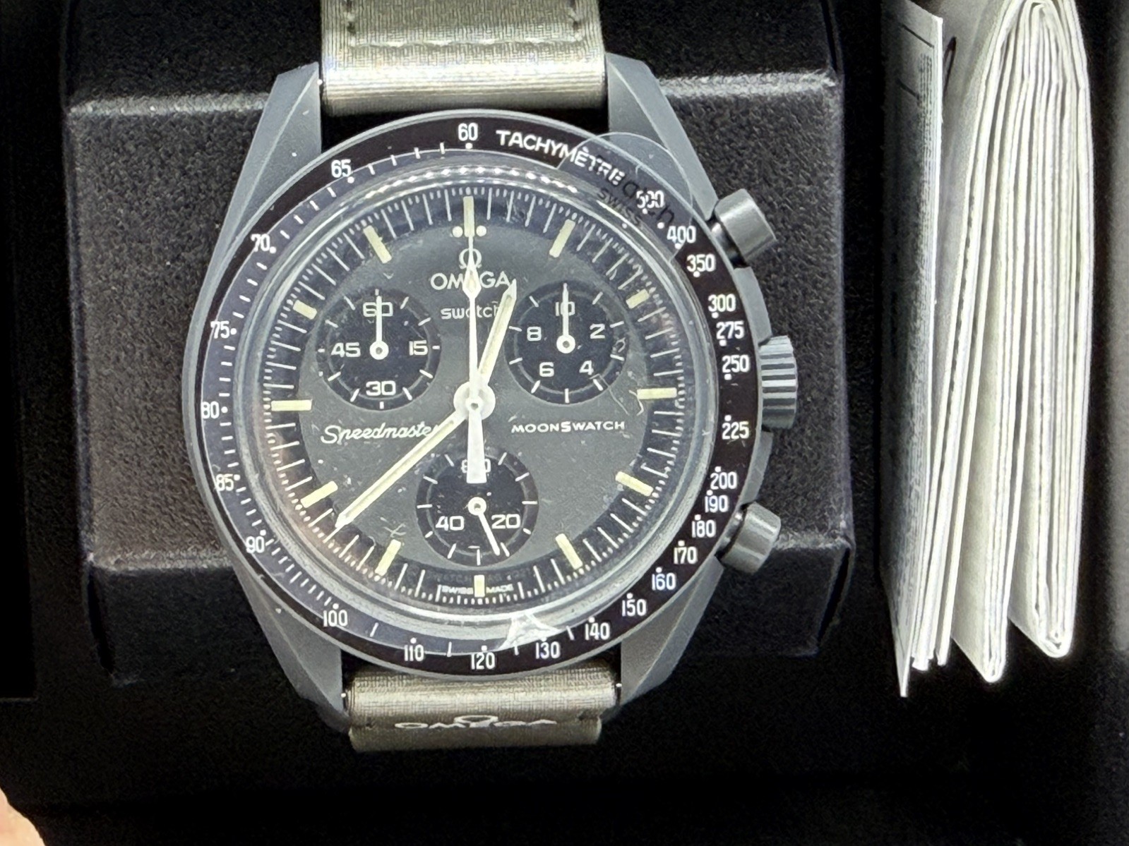 OMEGA X SWATCH SpeedMaster MoonSwatch MISSION TO MERCURY 42mm NEW! WITH PAPERS!