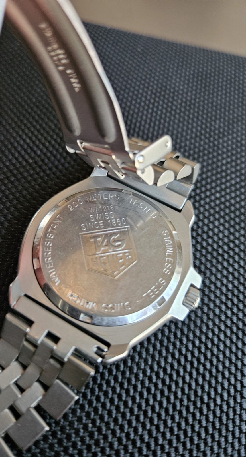 Tag Heuer Formula 1 Professional White Dial on Bracelet; WA1218; Rare + Awesome!