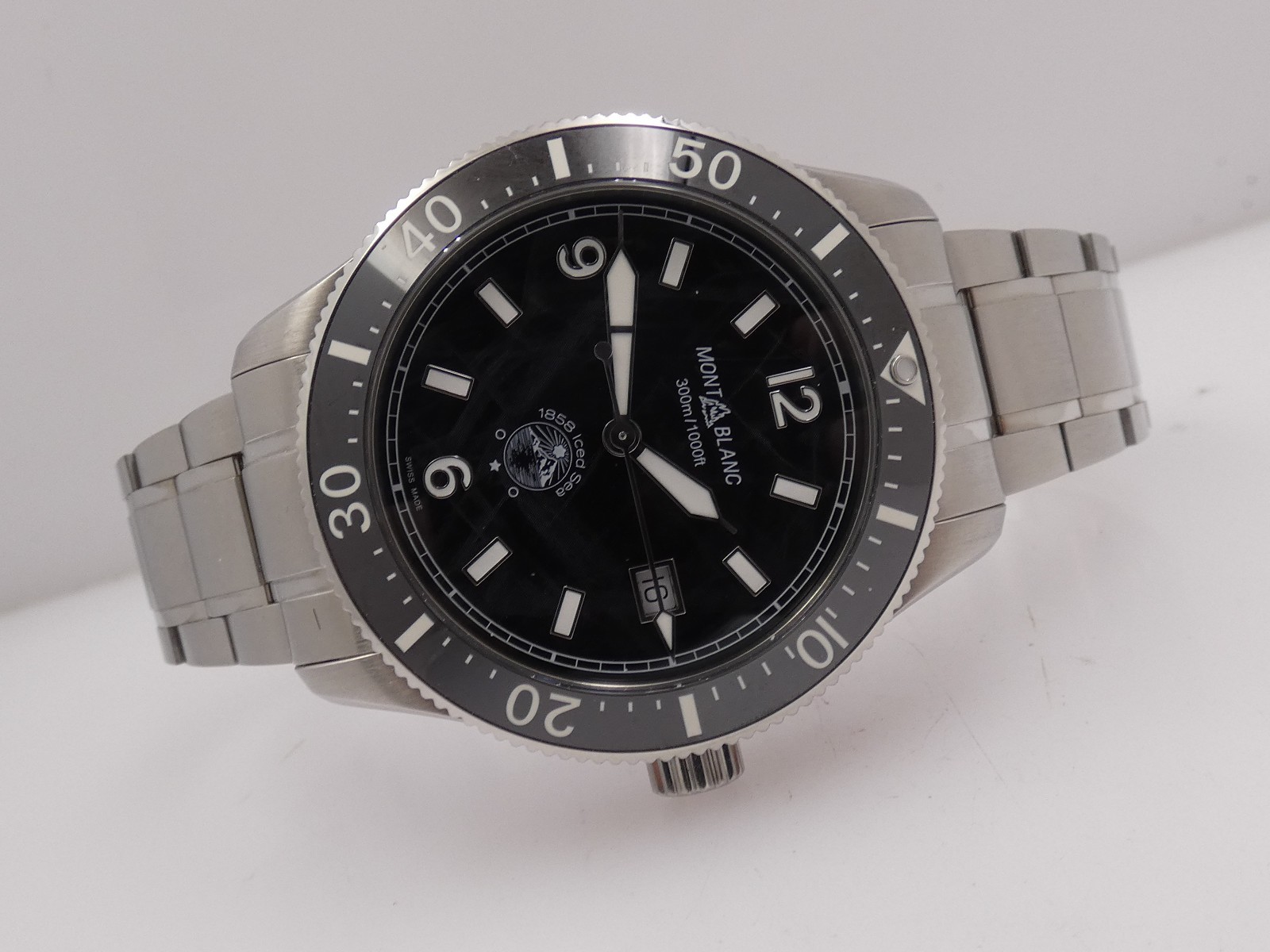 MONTBLANC 1858 ICED SEA DIVING 129371 NEW BOX PAPERS&STICKERS MAR 2026 AUTOMATIC