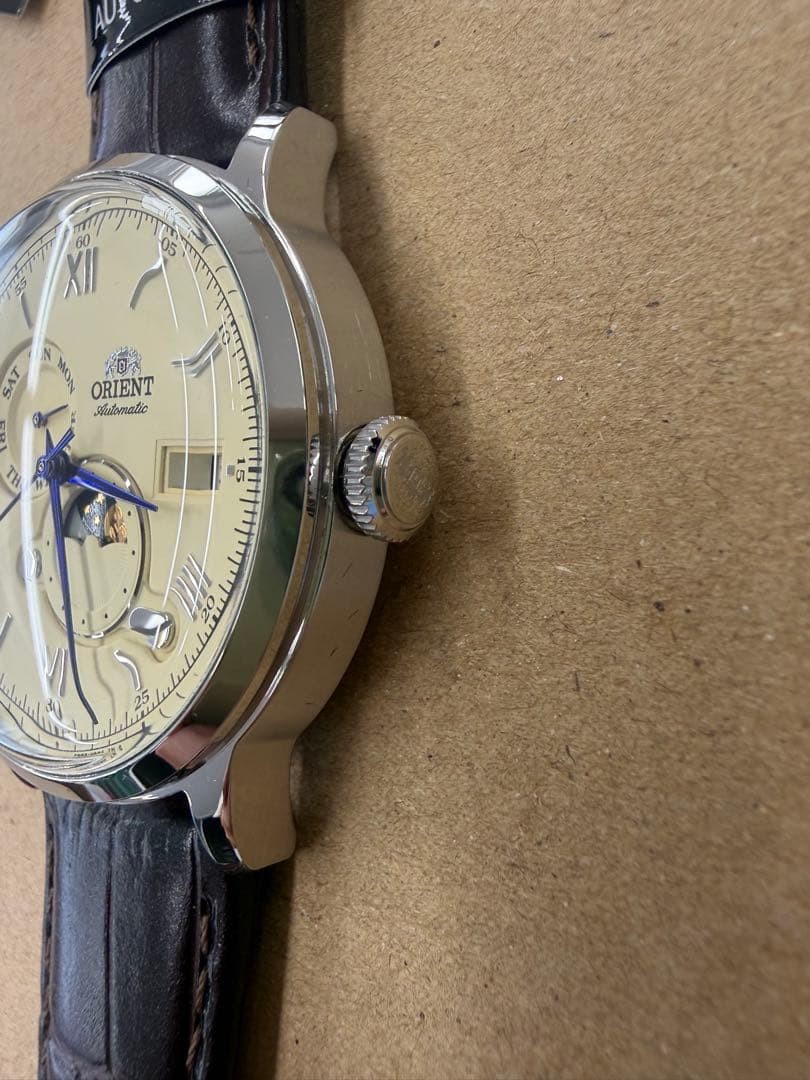 Orient Bambino Sun Moon RN AK0803Y Automatic Watch