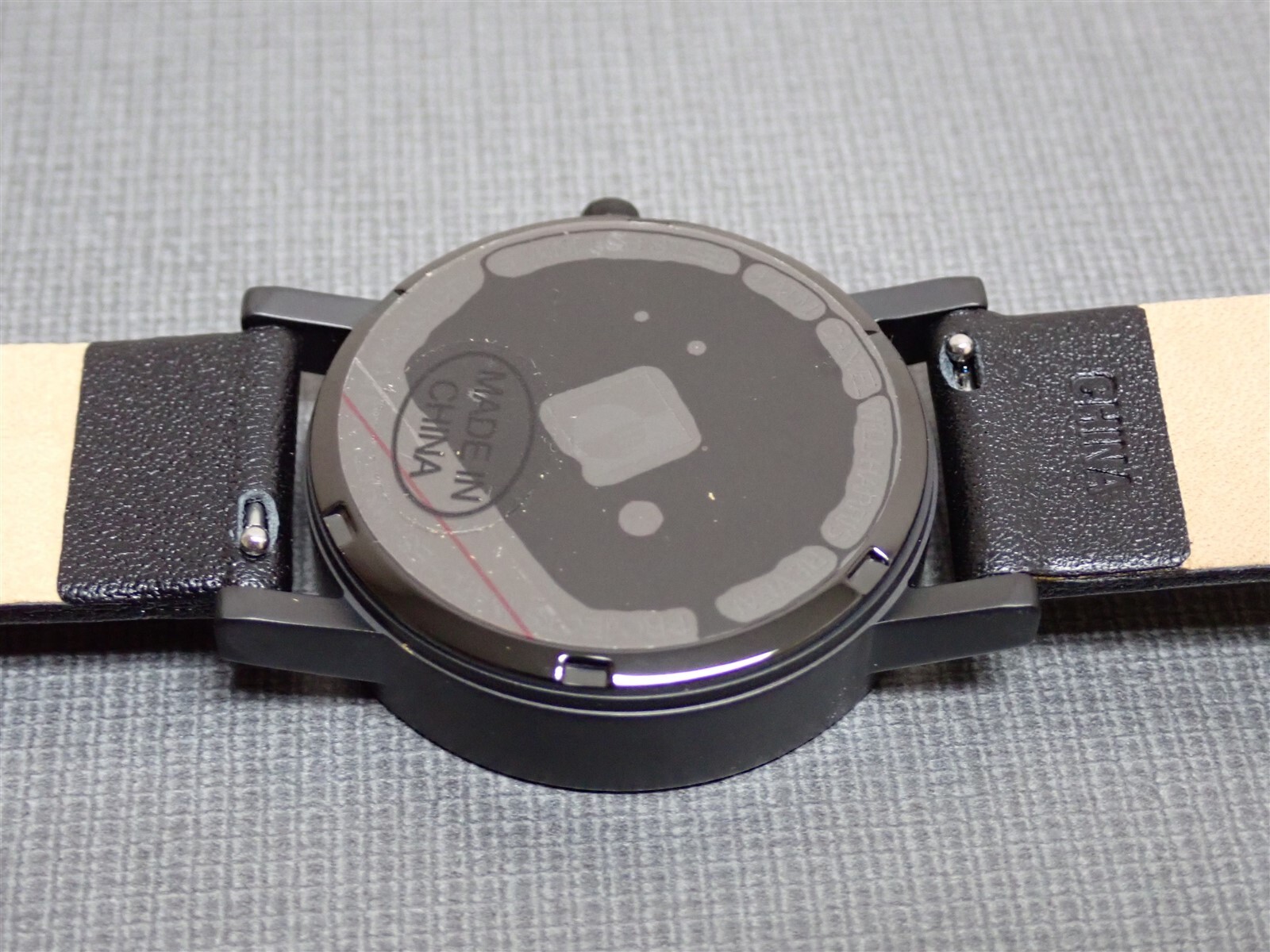 NEW Projects Watches PJT-7203B Black Reveal 33mm Black Leather Band Watch