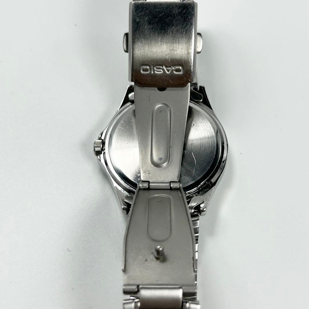 CASIO Casio Quartz Day-Date Simple Silver Men’s Watch, New Battery