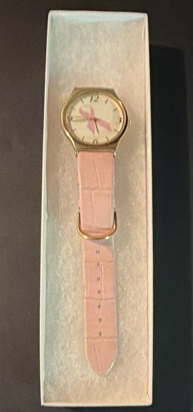 Women’s Wristwatch Pink Strap Breast Cancer Awareness Pre-owned