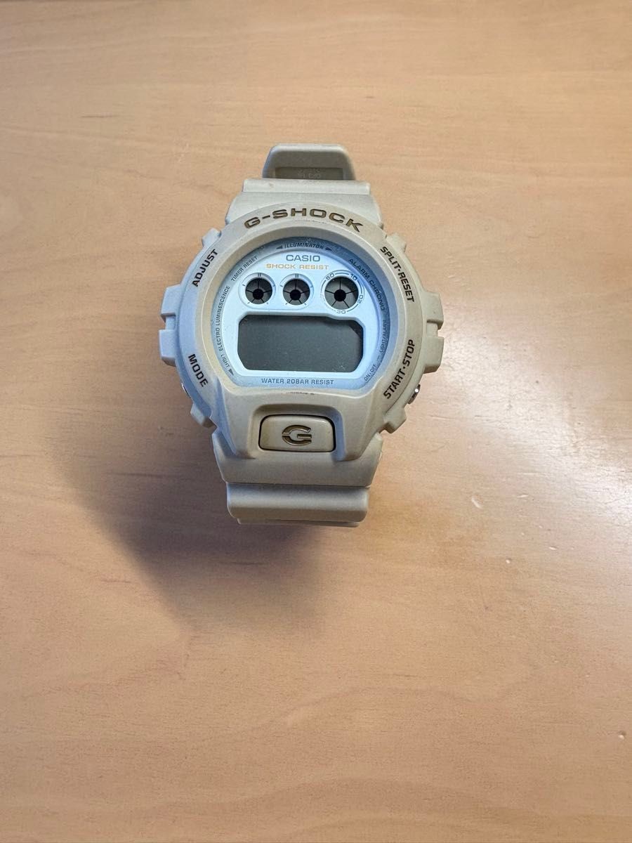 CASIO G SHOCK DW 6900 sand beige triple eye digital watch