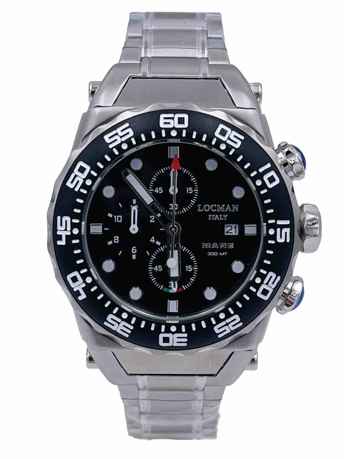 Locman New Mare Chrono 560ACK/498 Wr300m Steel Very Discounted New
