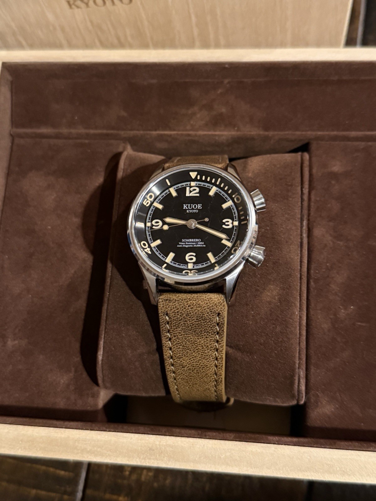 KUOE Kyoto Sombrero Urushi Limited Edition “Hibi” Automatic 38mm