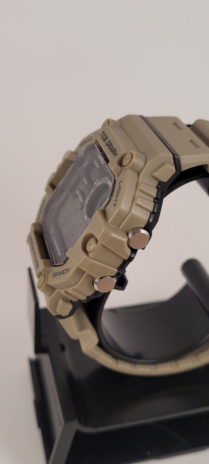 Casio WS-1700H-5AV Tide Graph/Moon Phase 3 Alarms 100m Illuminator Watch