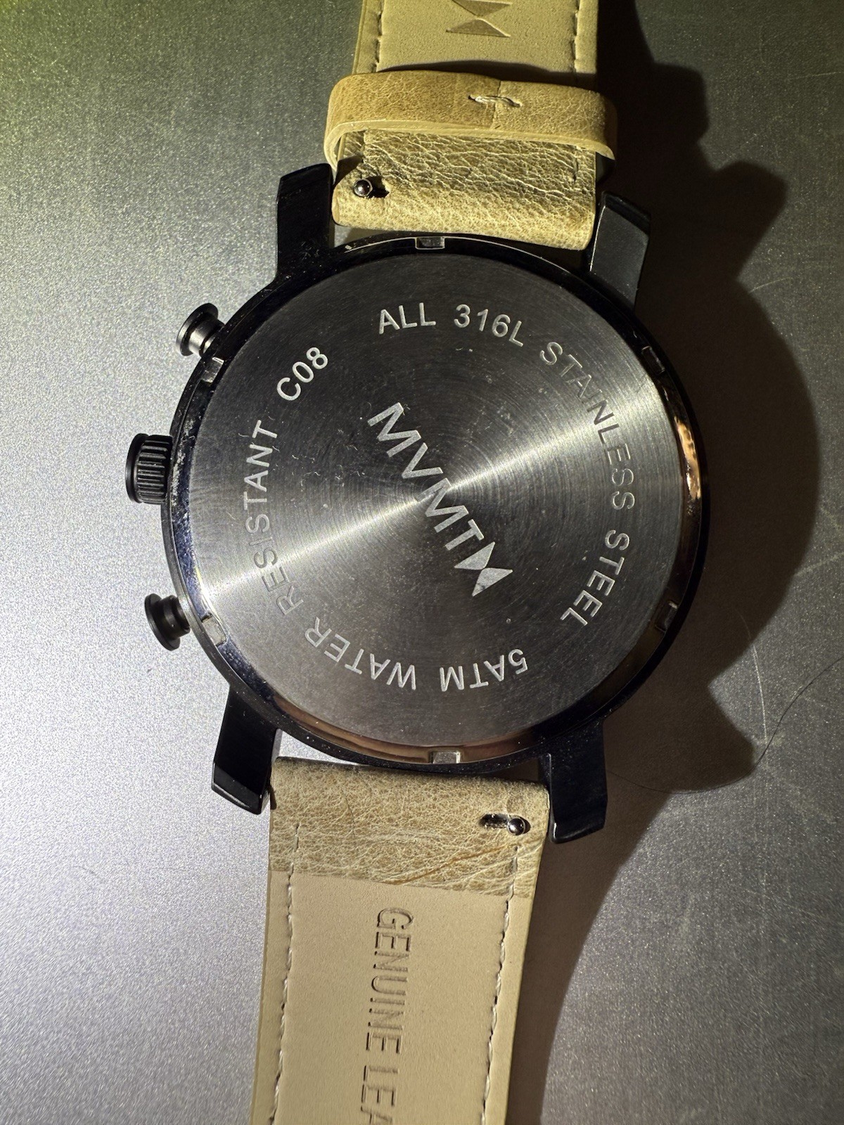 MVMT Men’s MC02-GML Quartz Gunmetal Dial Chronograph Watch