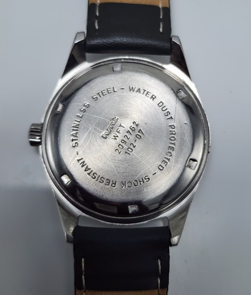 HMT Pilot Black Dial Para Shock 17 Jewels Hand winding For Men’s Wrist Watch