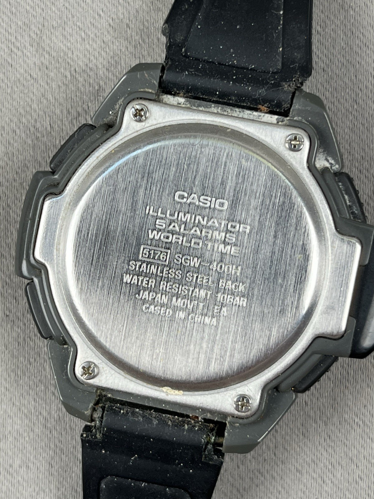 Casio SGW-400H 5176 Twin Sensor Altimeter Barometer UNTESTED! AS-IS