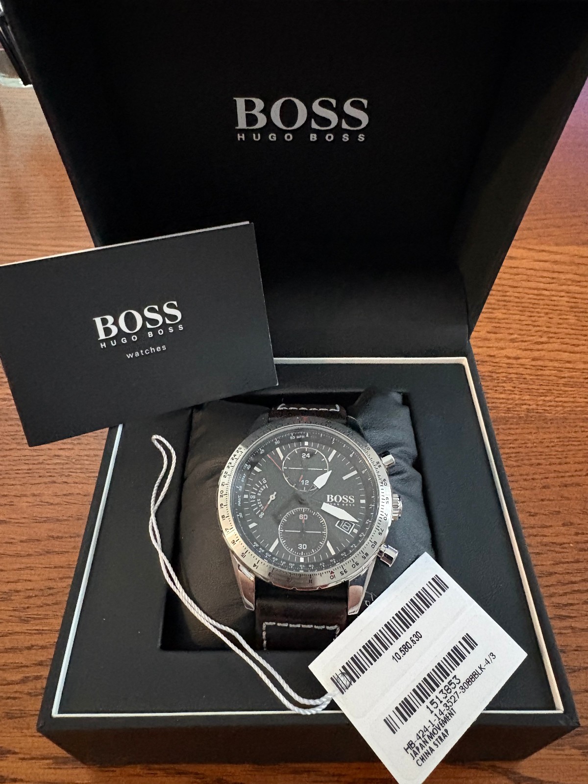 Hugo Boss Pilot Chronograph Watch 1513853