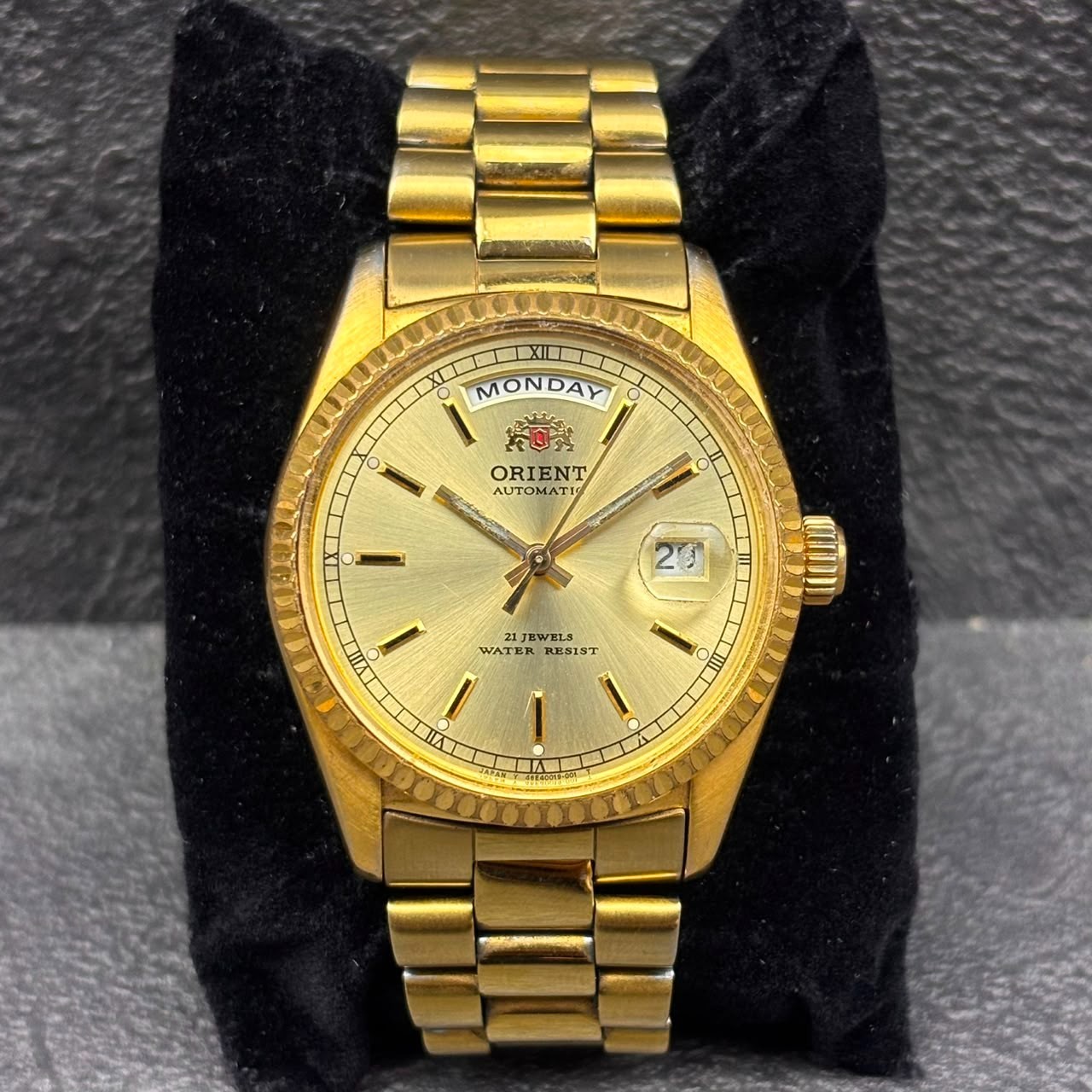 Special Listing for jrr_2261 Rare ORIENT President Automatic 46E901-91 Gold