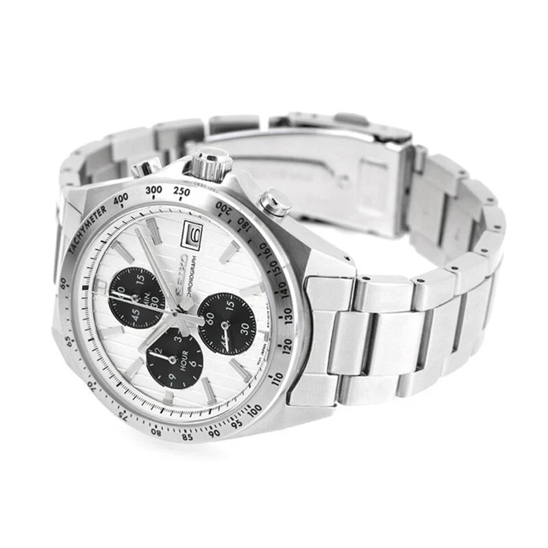 SEIKO SELECTION SBTR039 Stainless Steel Chronograph Quartz Watch 41mm Men’s